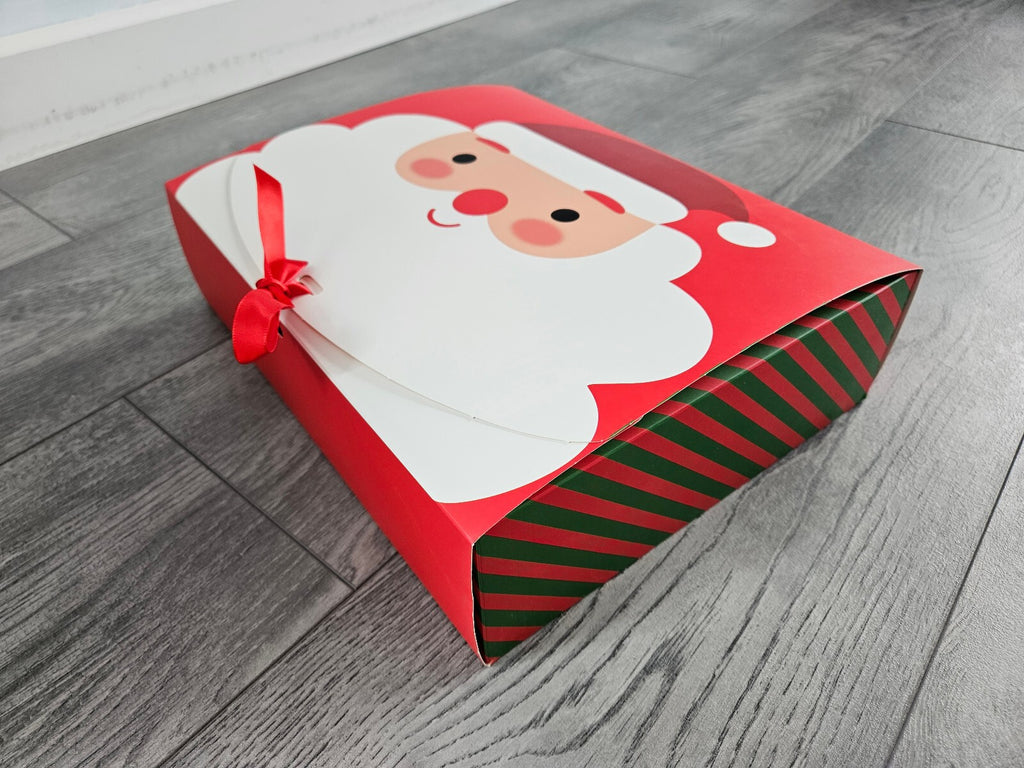 5PCS New Blank Christmas Gift Box, Red, Green, Xmas, Santa