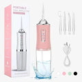 Cordless Dental Water Flosser with Jet 4 Tips Floss Oral Cleaner Irrigator Teeth