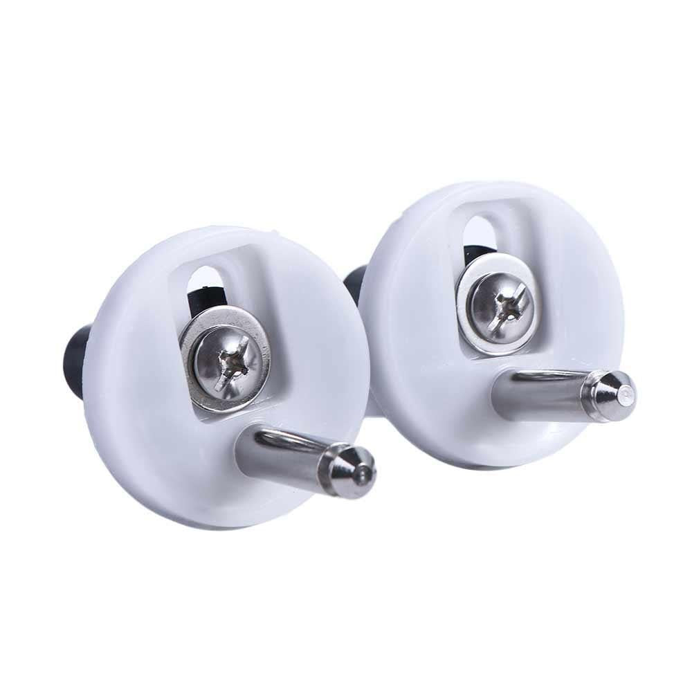 1Pair Of Quality Top Fix Wc Toilet Seat Hinge Fittings Quick Release Hinges Kits