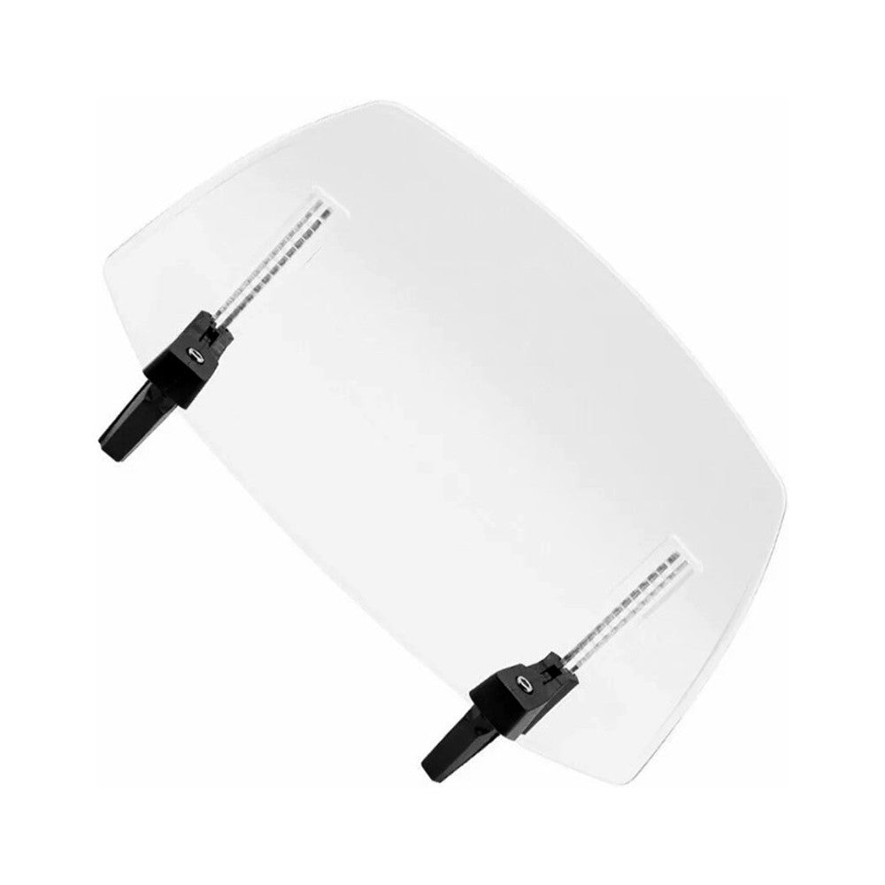 Motorcycle Motorbike Clip On Windshield Wind Screen Deflector Extension Spoiler
