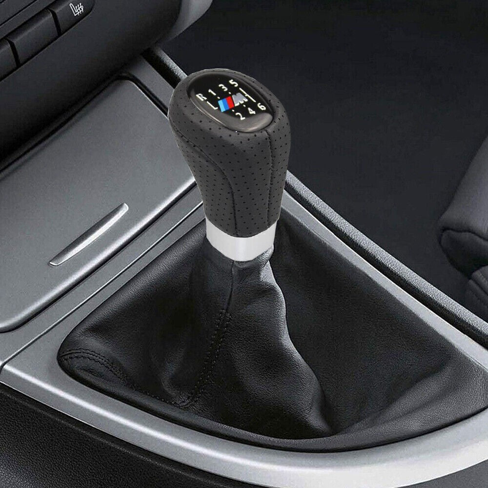 6 Gear For BMW 3er 5er E46 E90 F10 E60 M-Sport Shift Knob Shift Lever