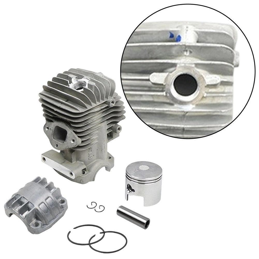 34mm Chrome Cylinder with For Piston and Pan for Chain Saw 25cc+ Engine Repair