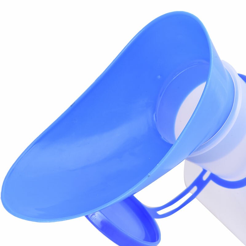 1000ml Urinal Long Neck Incontinence Bottle for Unisex Clear Lid Plastic sh