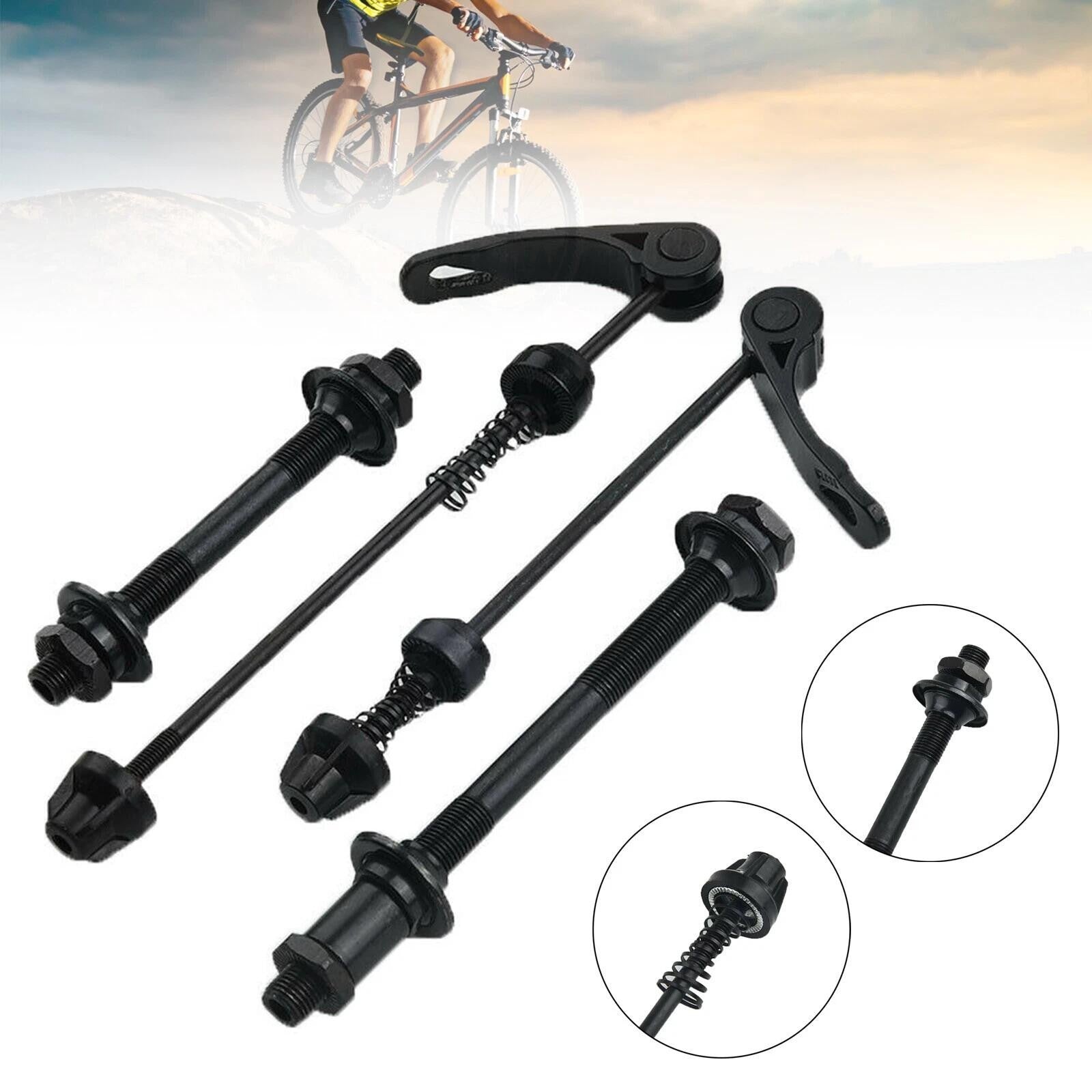 Bicycle Bike Wheel Axle/Cycle Spindle Front Or Rear Hollow Solid Quick-Release