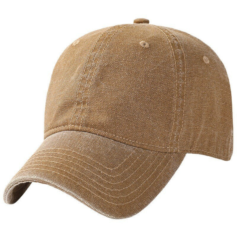 Oversize Washed Baseball Cap Sports Dad Unstructured Hat for Big Heads M/XL