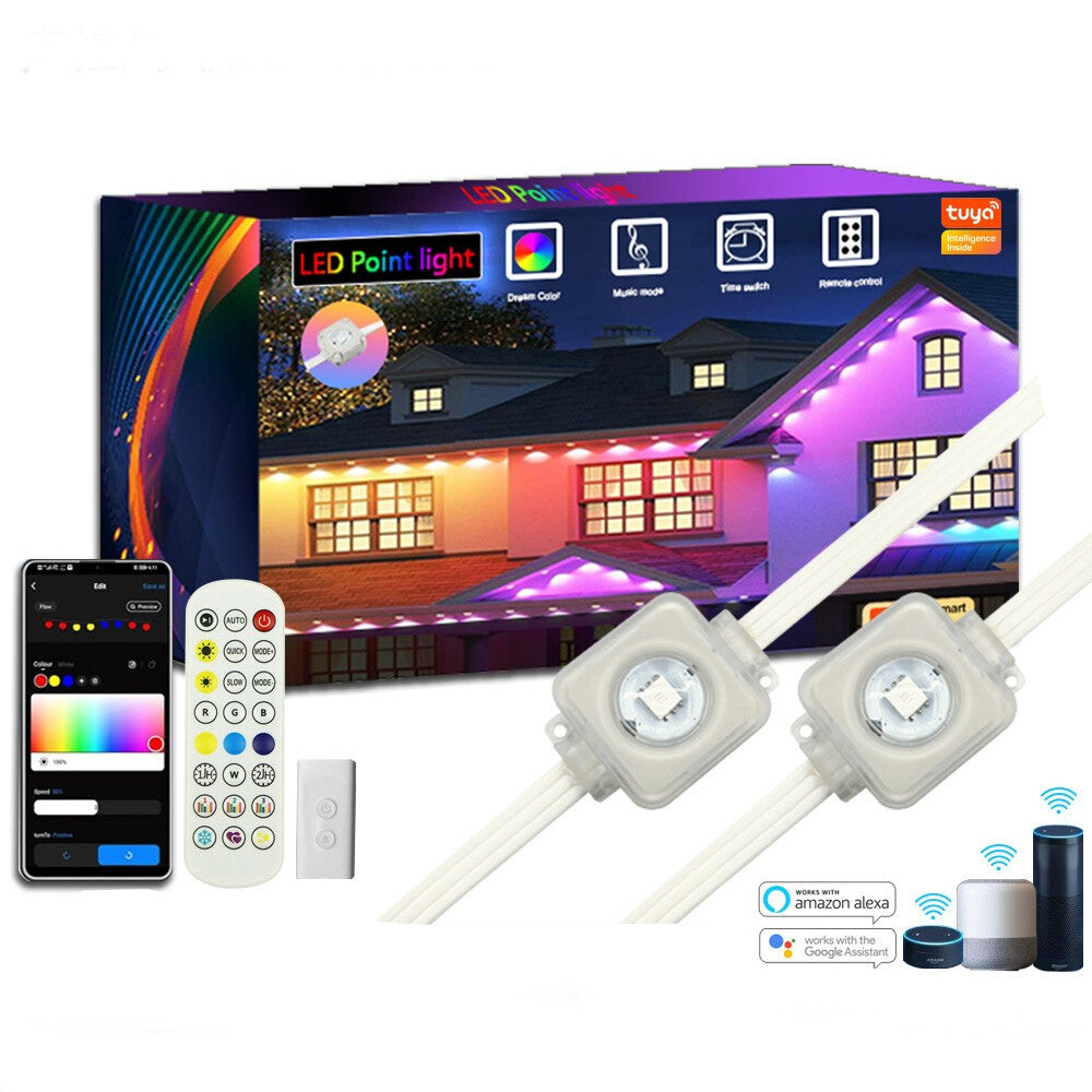 Permanent Outdoor Eaves Lights Smart RGBIC App Remote LED DIY Scene Modes lamp