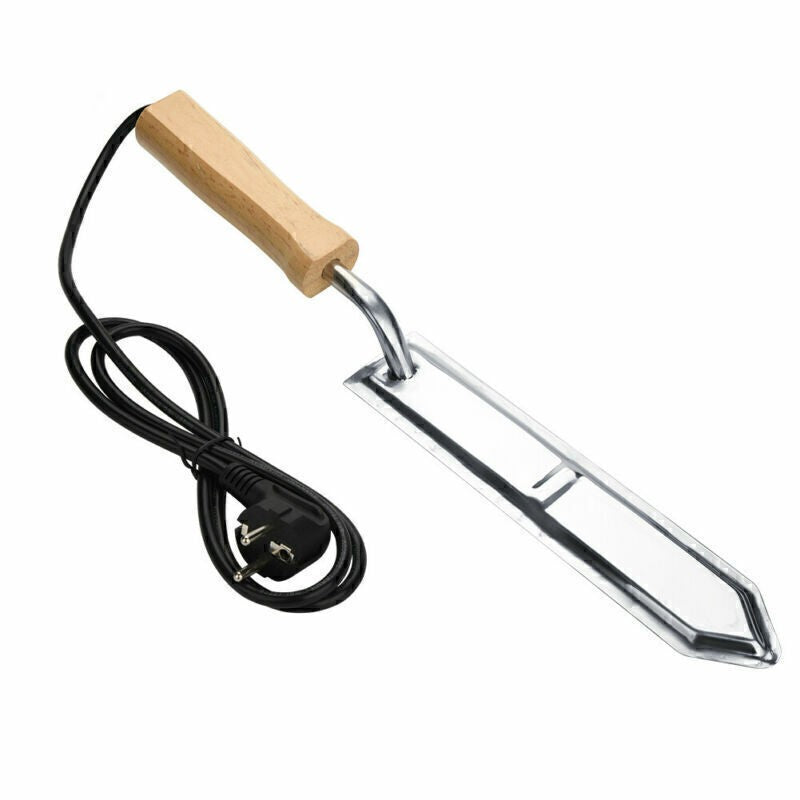 Stainless Steel Electric Scraping Honey Knife Beekeeping Wax Uncapping UK Plug