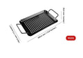 Large Non Stick BBQ Pans Grill Basket Grilling Wok Camping Grill Fish Meat