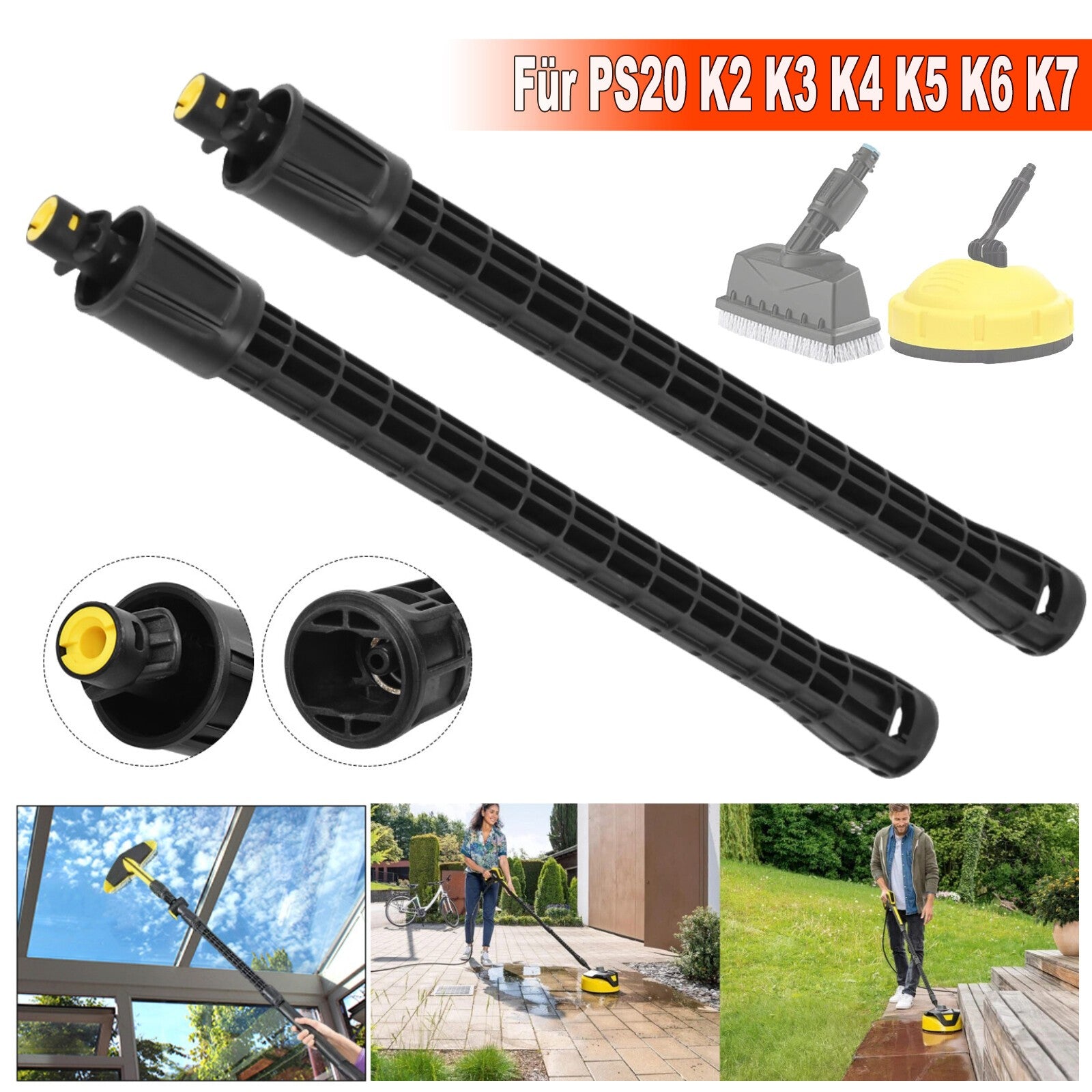 For Karcher Extension Lance Pressure Washer PS20 K2 K3 K4 K5 K6 K7 2.643-240.0