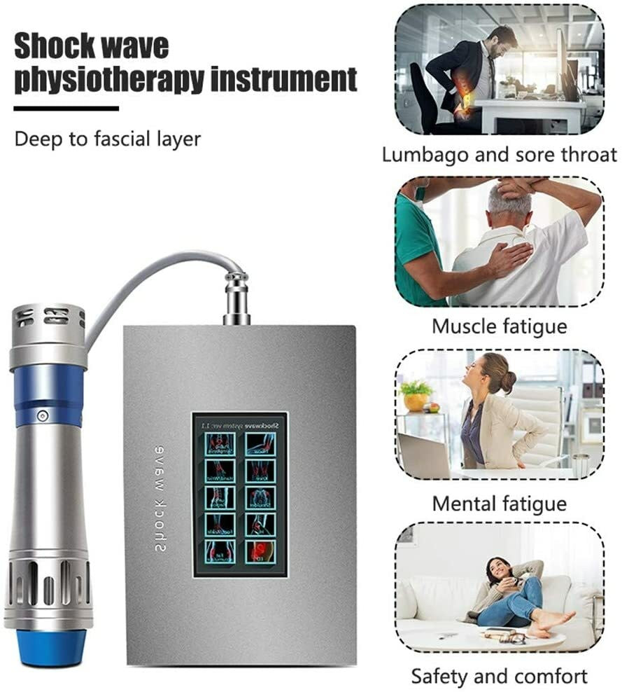 ESWT Focused Shockwave Therapy Machine Relieve Muscle Pain ED Treatment Handheld