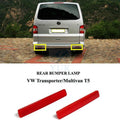Red Lens Rear Bumper Reflector Assembly Light L+R  For VW TRANSPORTER T5 2003-11