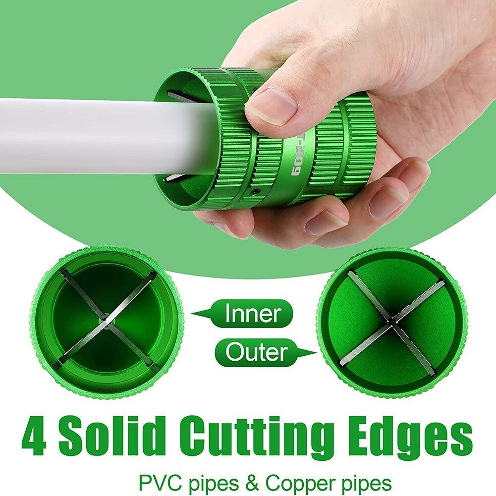 Pipe Reamer Tool [Plumbers Efficient Helper] Deburring Tool for Copper PVC3932