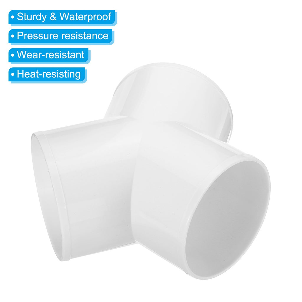 3 Way Duct Splitter Y Connector Air Vent Duct Connector