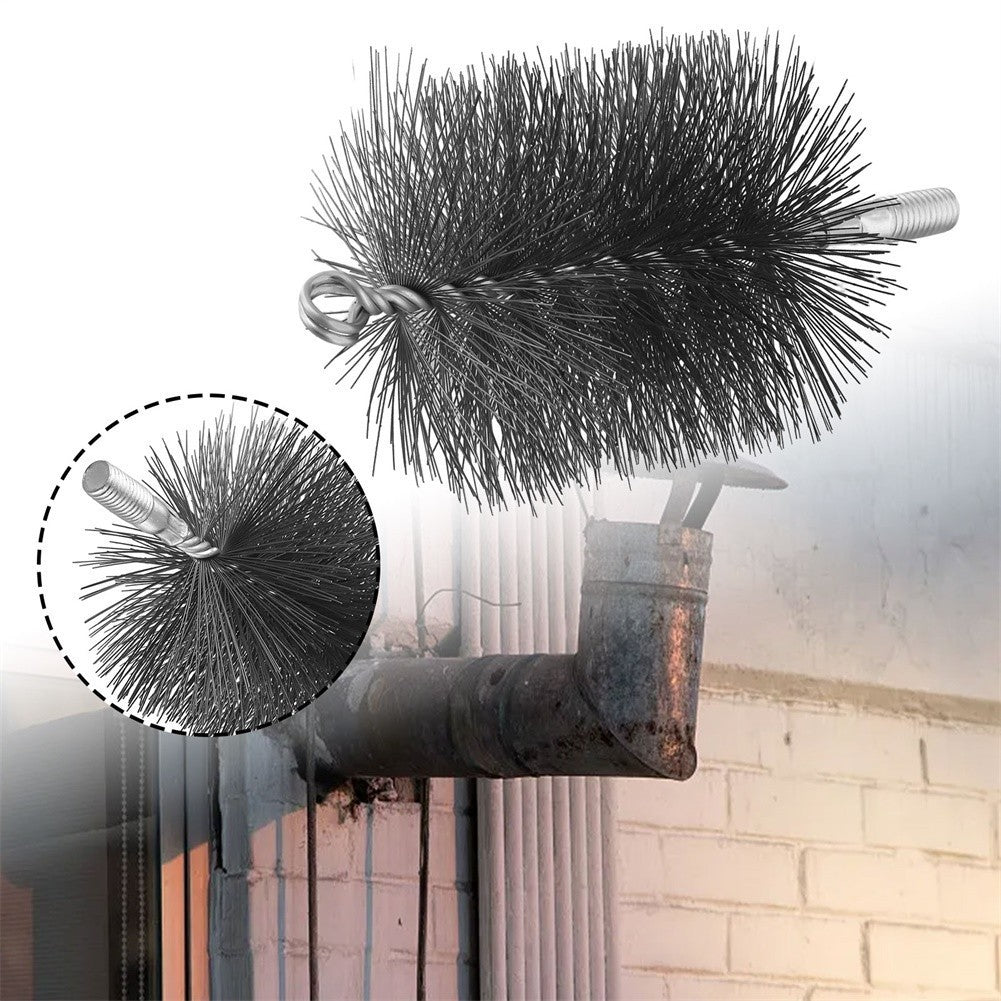 Knotted Construction Chimney Sweep Brush Round Steel Wire for Flue Pipe