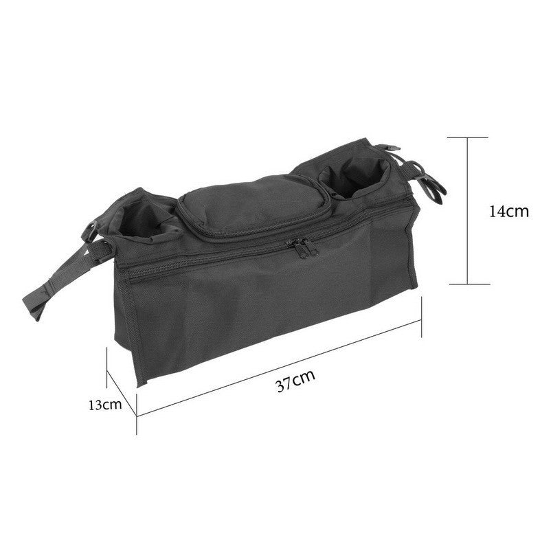 Baby Storage Bag Organiser Pushchair Bag Mummy Cup Holder Buggy Stroller Pram