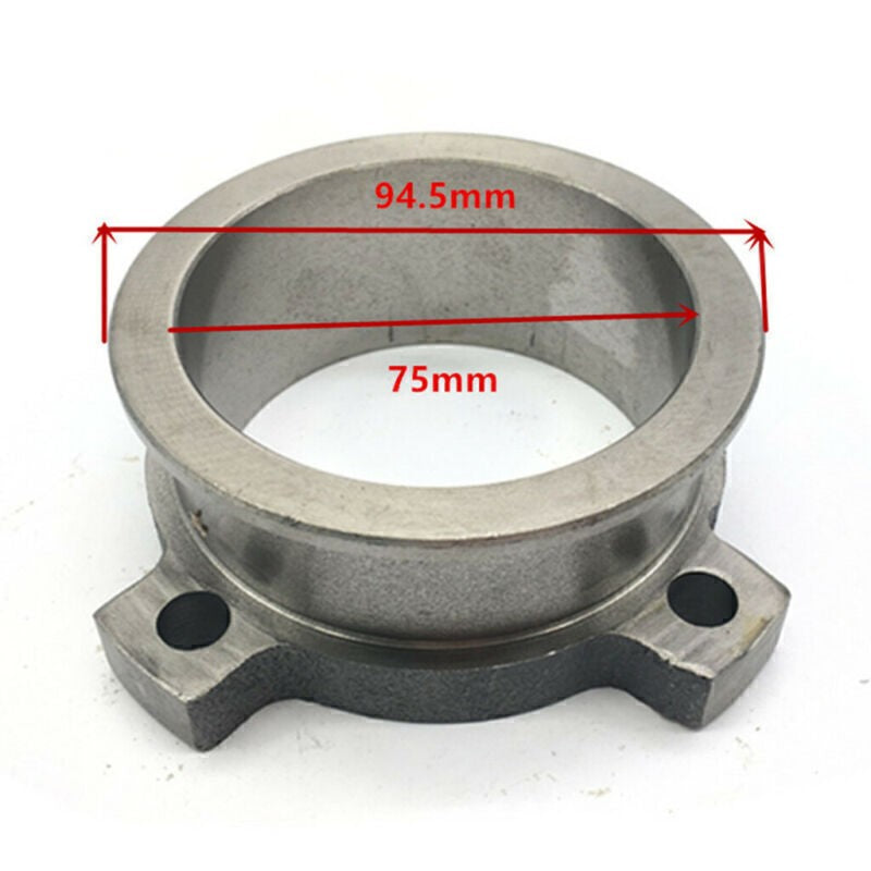 3" 4 Bolt To 3" V Band Adaptor Turbo Exhaust Flange T3 GT35 Flange Adapter