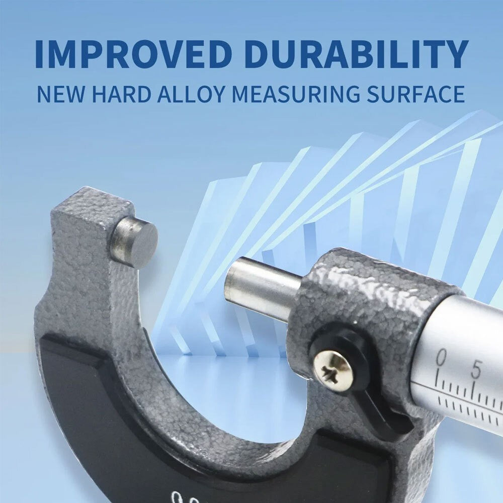 Outside Micrometer 0-25mm(0.01mm Graduations) Metric External Caliper