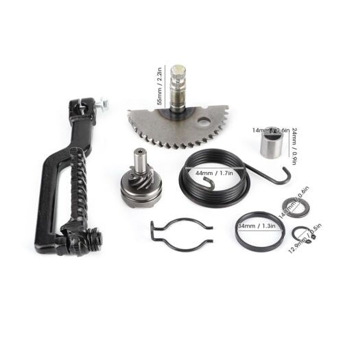 Moped Kick Start Lever Shaft Gear Assembly For GY6 49/ 50/ 80/ 100CC Scooter
