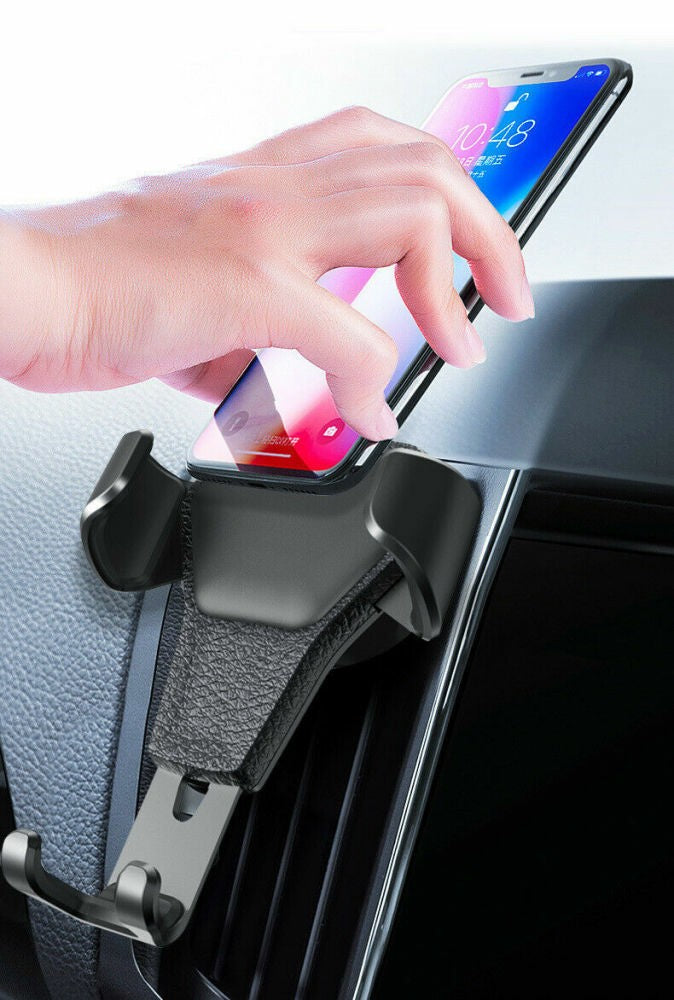 Universal Mobile Car Phone Holder Air Vent Gravity Design Mount Cradle Stand