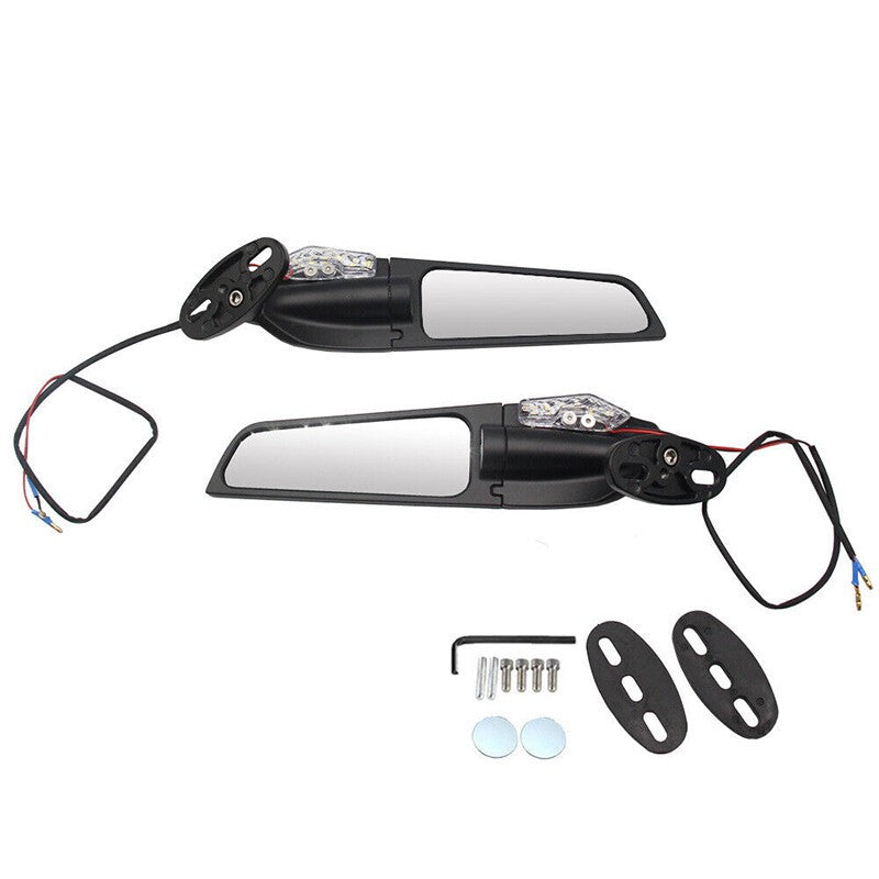 Honda CBR1000RR 2008-11Side Mirror — Wing-Style Mirror with Turn Signals