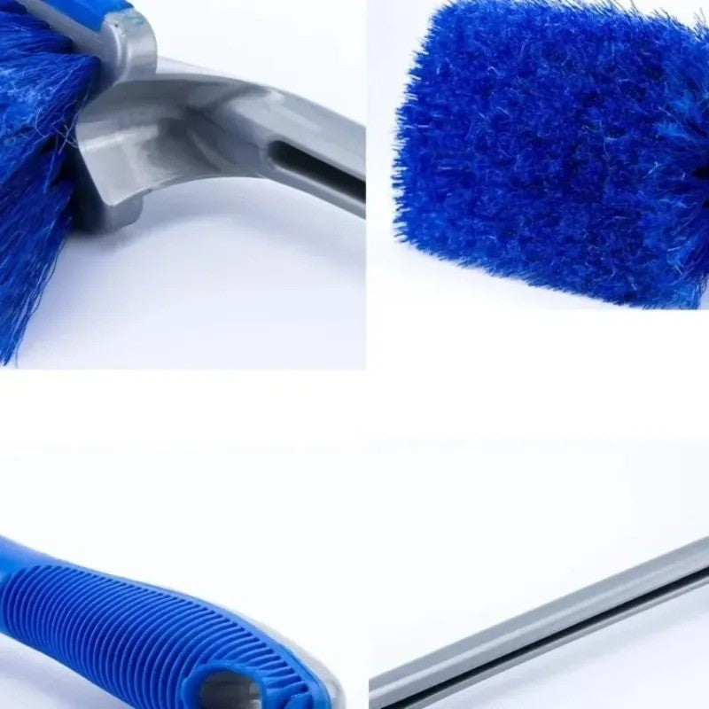 3Pcs Bristle Cleaner Car Alloy Wheel Cleaning Brush Tool Tire Washing Clean Soft