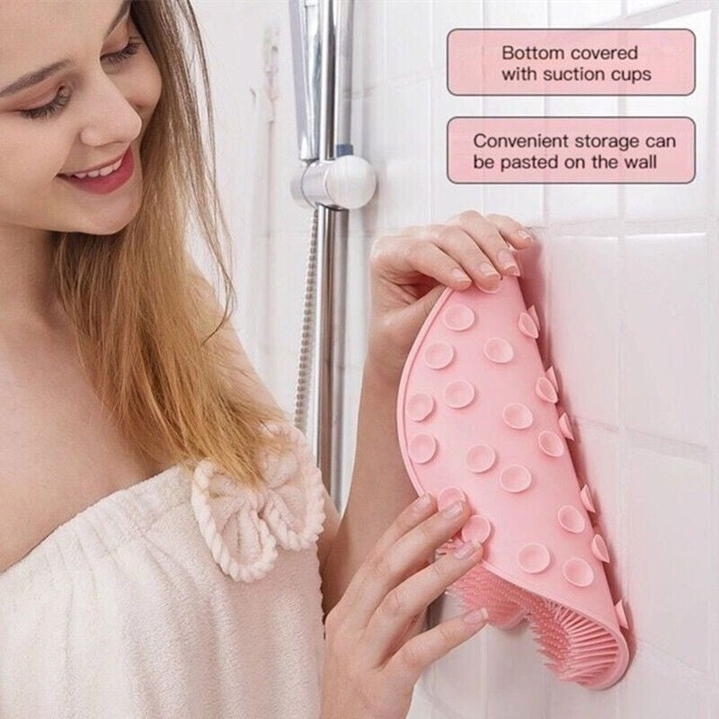 Solespa Hands-Free Silicone Foot Scrubber Mat, Solespa Foot Scrubber