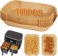 100/200 Air Fryer Liners Disposable Paper Liners Non Stick Parchment Paper Liner