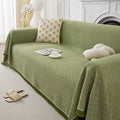 Fringed Cotton Throws Large Size Sofa Cover Bedspread Blankets For Settee Bed