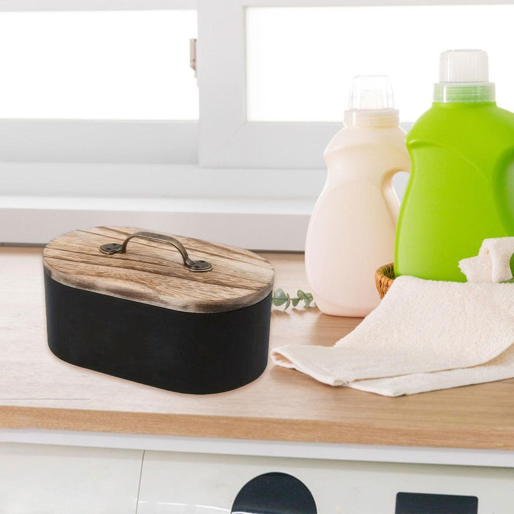 Pad Holder for Bathroom Decorative Storage Bin Feminine Product Organizer