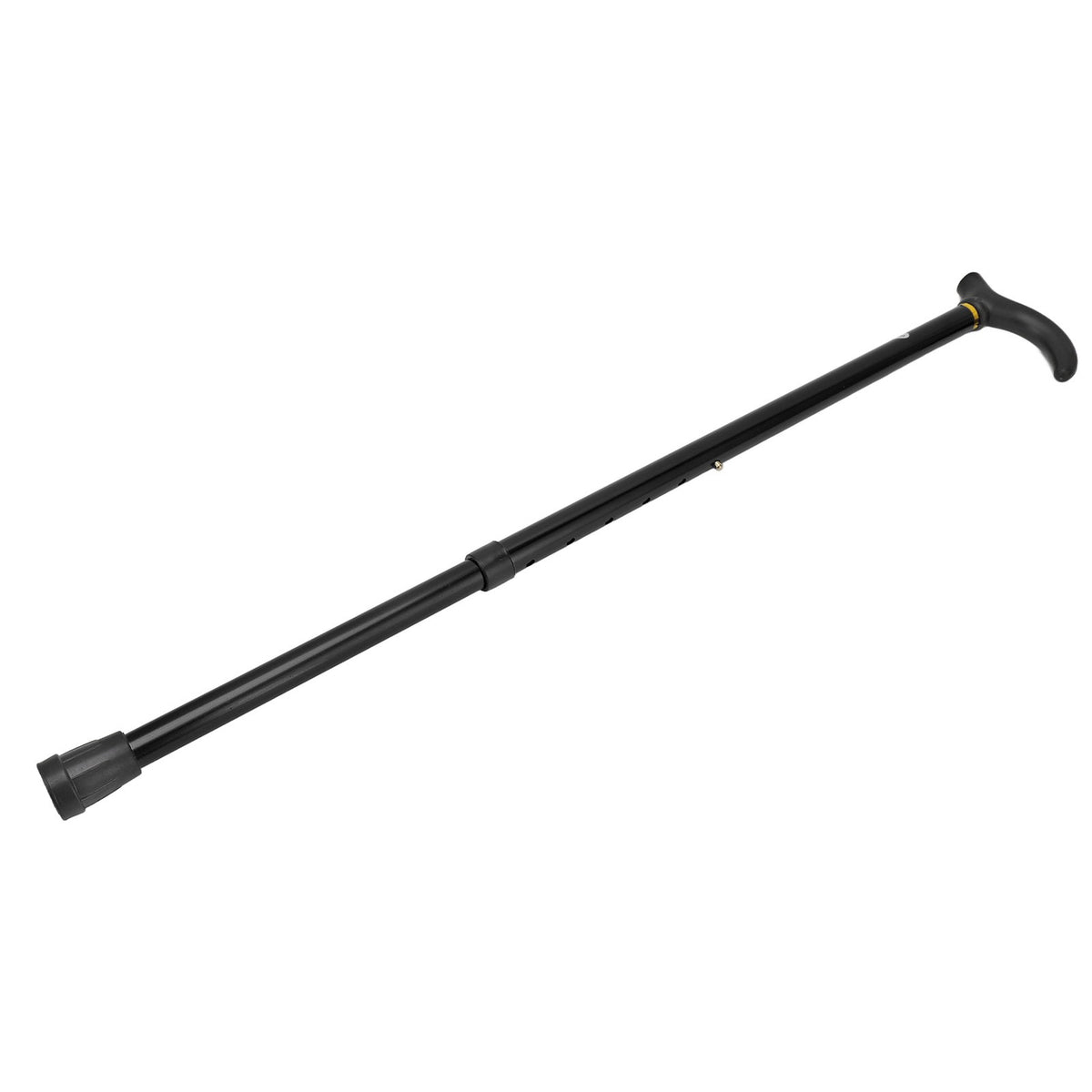 (Black)Adjustable Walking Stick All Terrain Walking Cane For Men Women