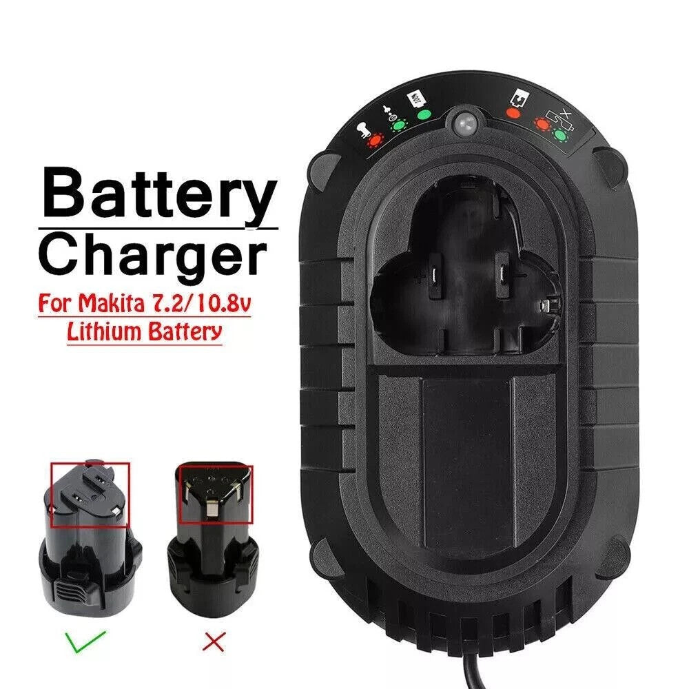 Fast Battery Charger For Makita BL1013 BL7010 DC10WA 10.8V/12V Li-ion Battery UK