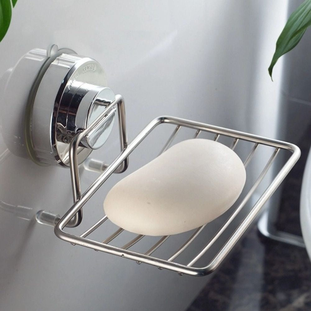 Shower Soap Holder Sponge Holder Vacuum Suction Cup Soap Dish Soap Tray