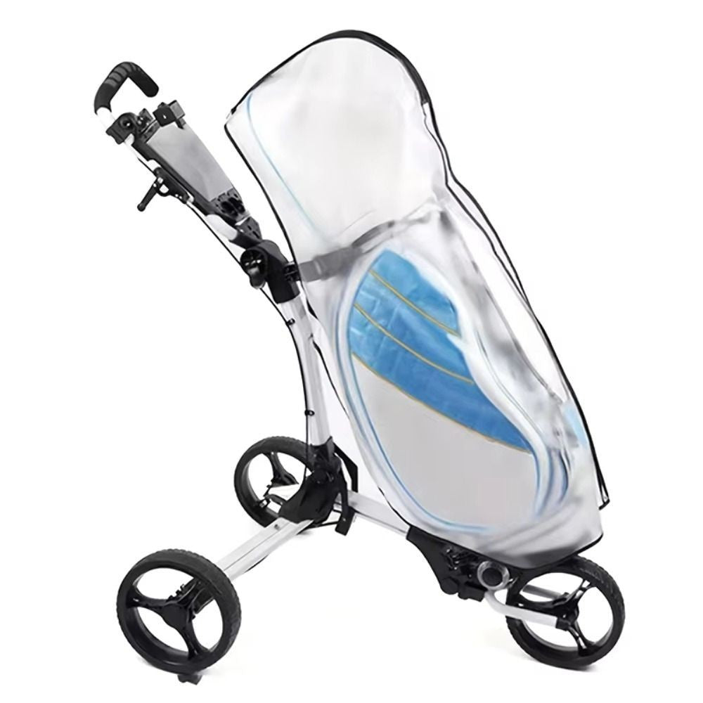 Golf Bag Rain Coat PVC Golf Bag Cover With Zipper Waterproof Golf Bags Shield