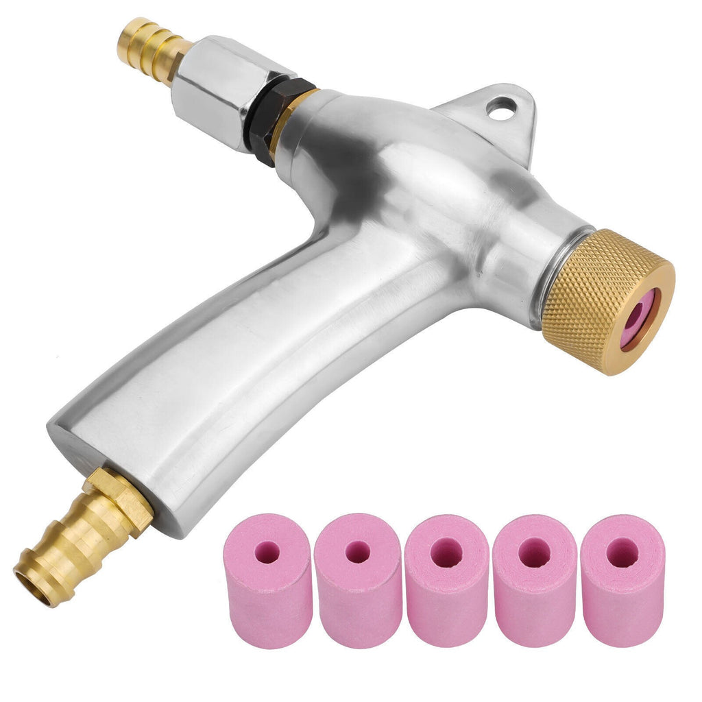 Sandblaster Gun Air Sand Blasting Ceramic Nozzles Kit for Sandblaster Cabinet UK