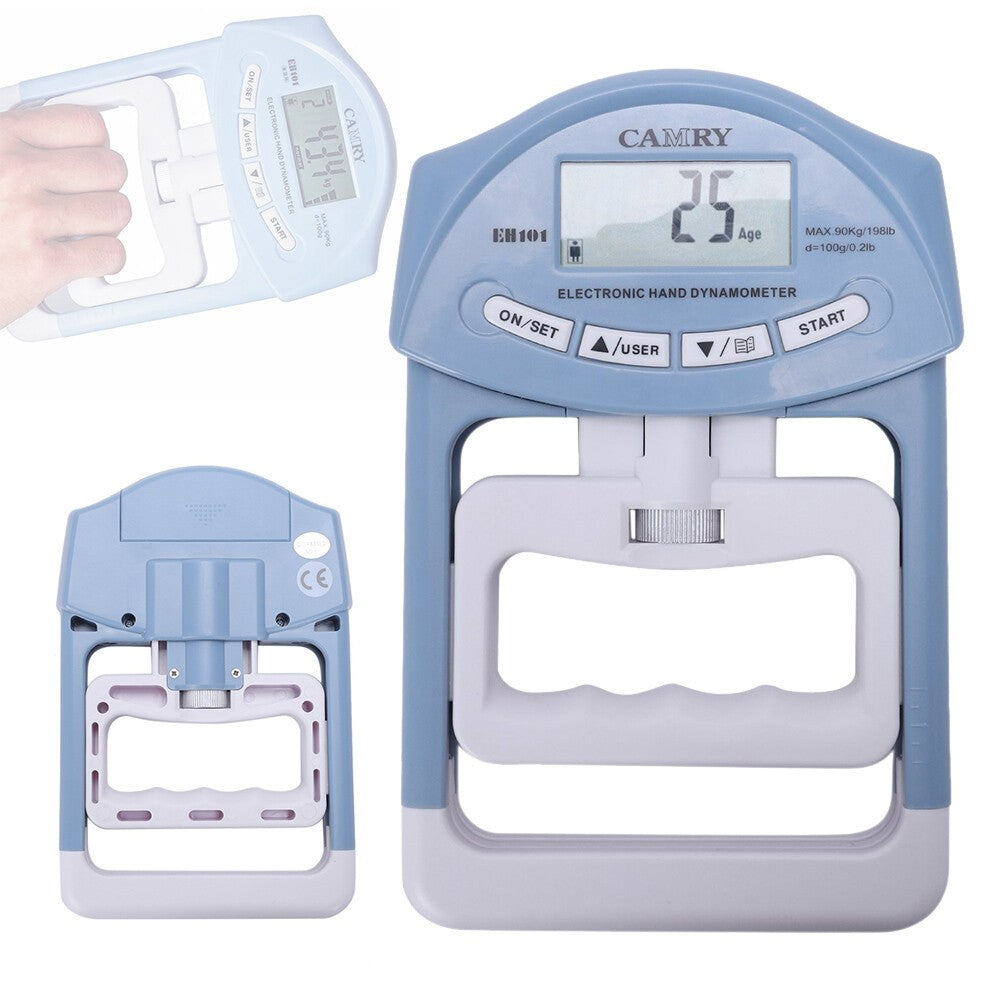 Digital Hand Dynamometer Grip Strength Measurement Meter Auto Capturing HandGrip