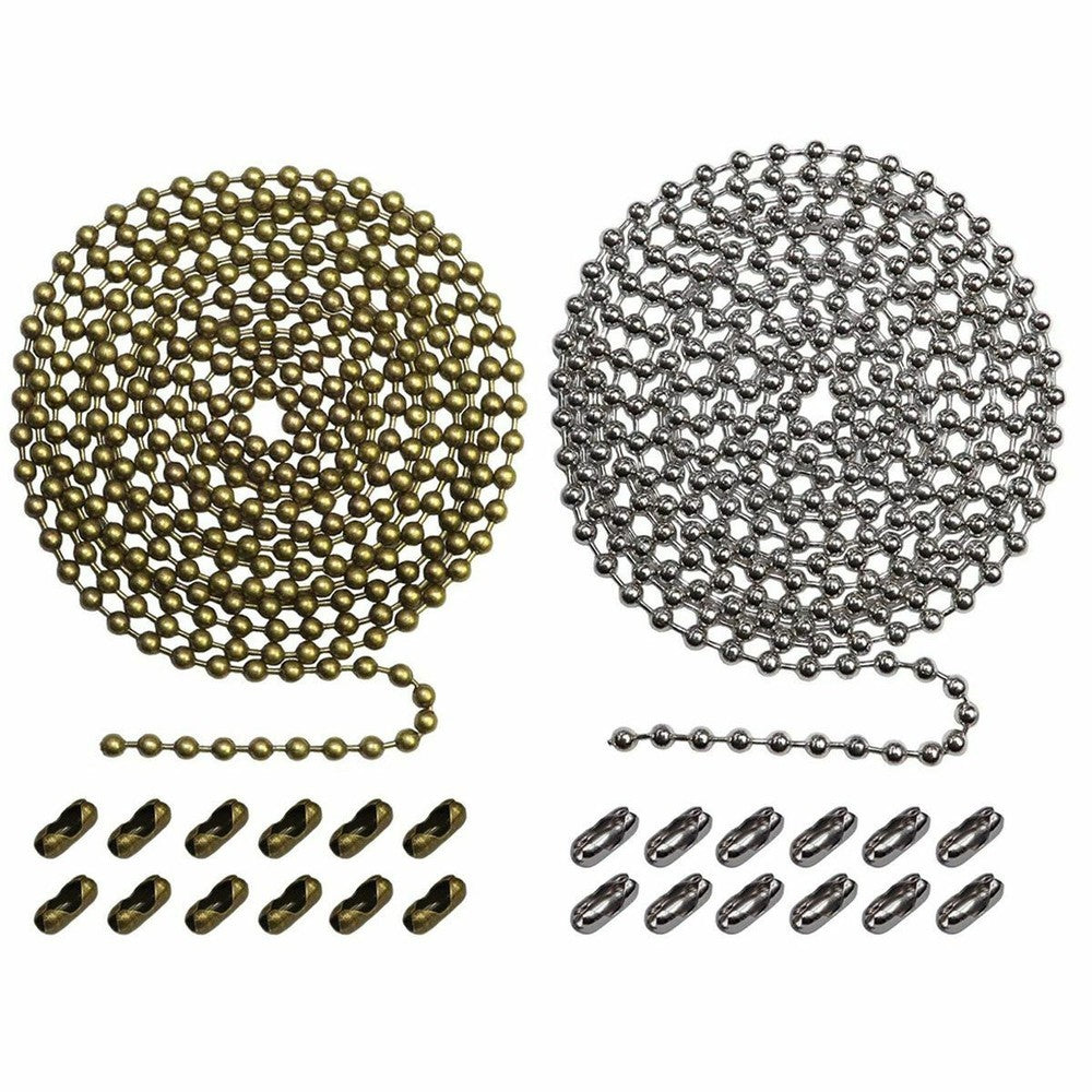 10FT Beaded Chain Ceiling Fan Pull Chain Beaded Extension Light Decor String