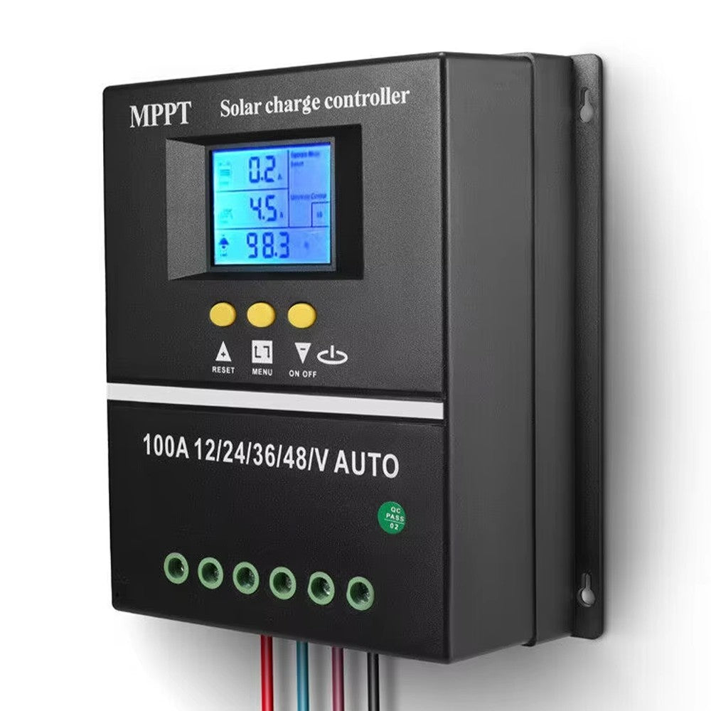 4000W 100A MPPT Solar Charge Controller Battery PV Regulator 12V/24V/36V/48V USB
