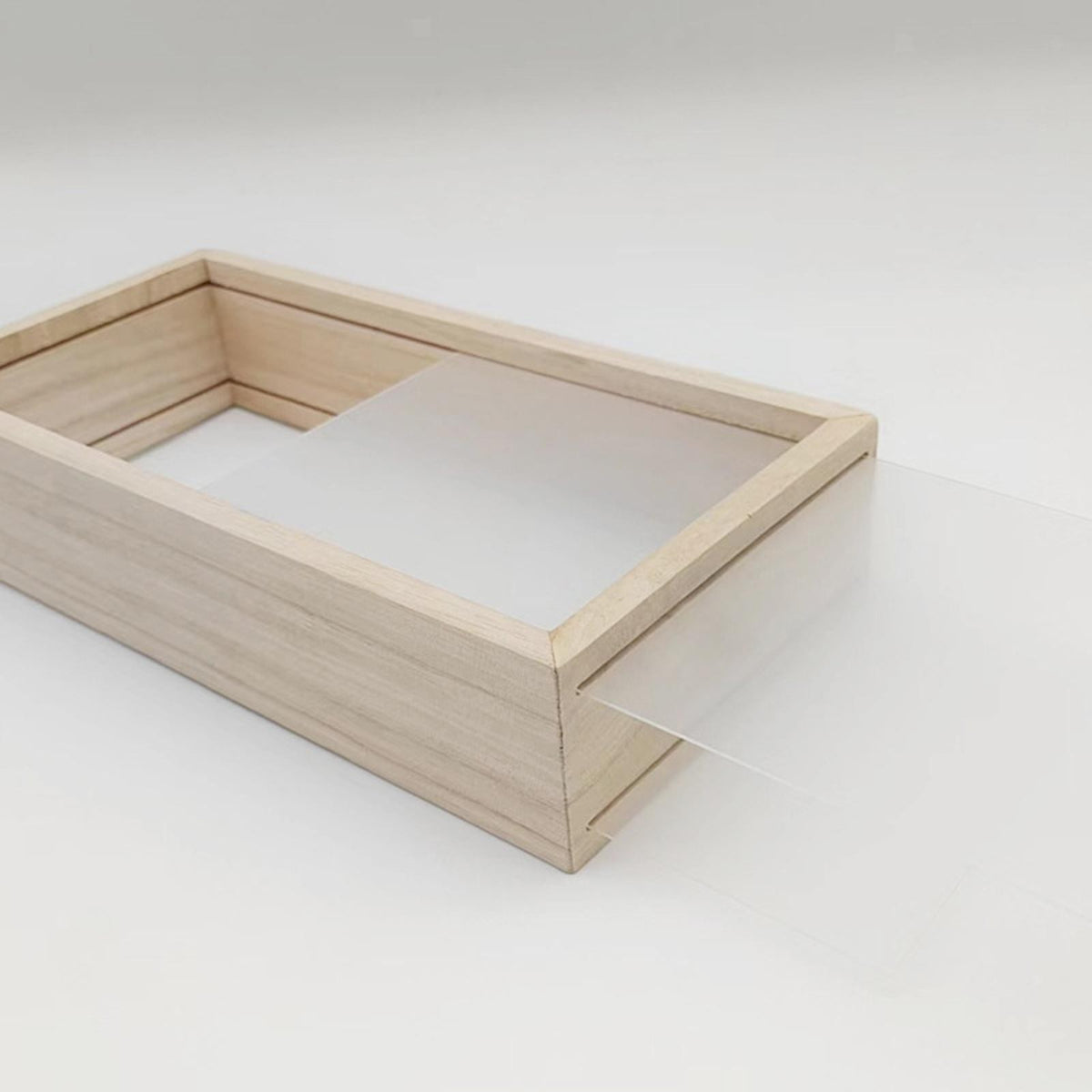 Wooden Shadow Box Frame, Memory Case for Dried Flower Art Display