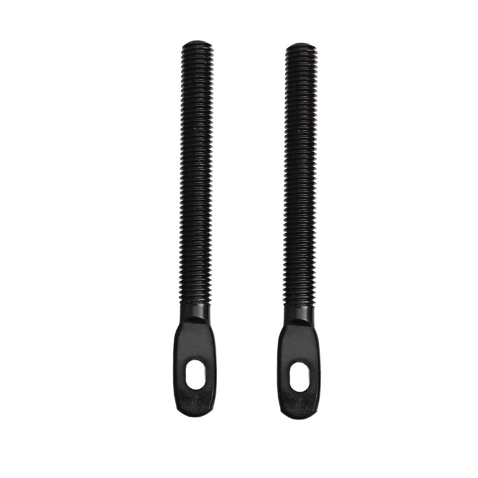 Pair Bonnet Pin Kit Competition Alloy, Brisca, Race, Rally BLACK