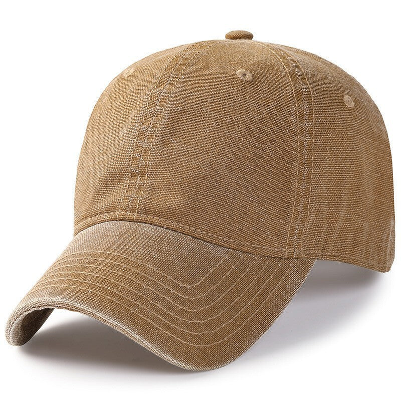 Oversize Washed Baseball Cap Sports Dad Unstructured Hat for Big Heads M/XL