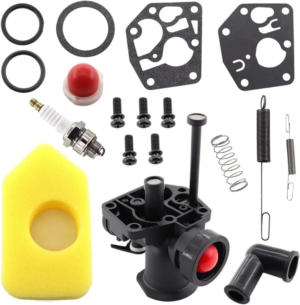 Carburetor Kit for Briggs & Stratton 497619 499809 498809 498809A 494406 698369