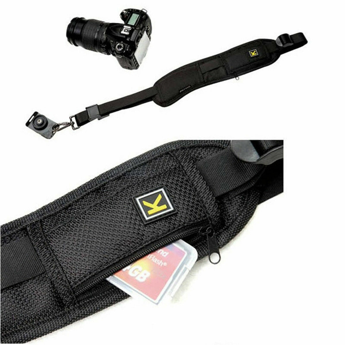 Quick Sling Camera Single Shoulder Belt Strap SLR DSLR Cameras Canon Sony Nikon