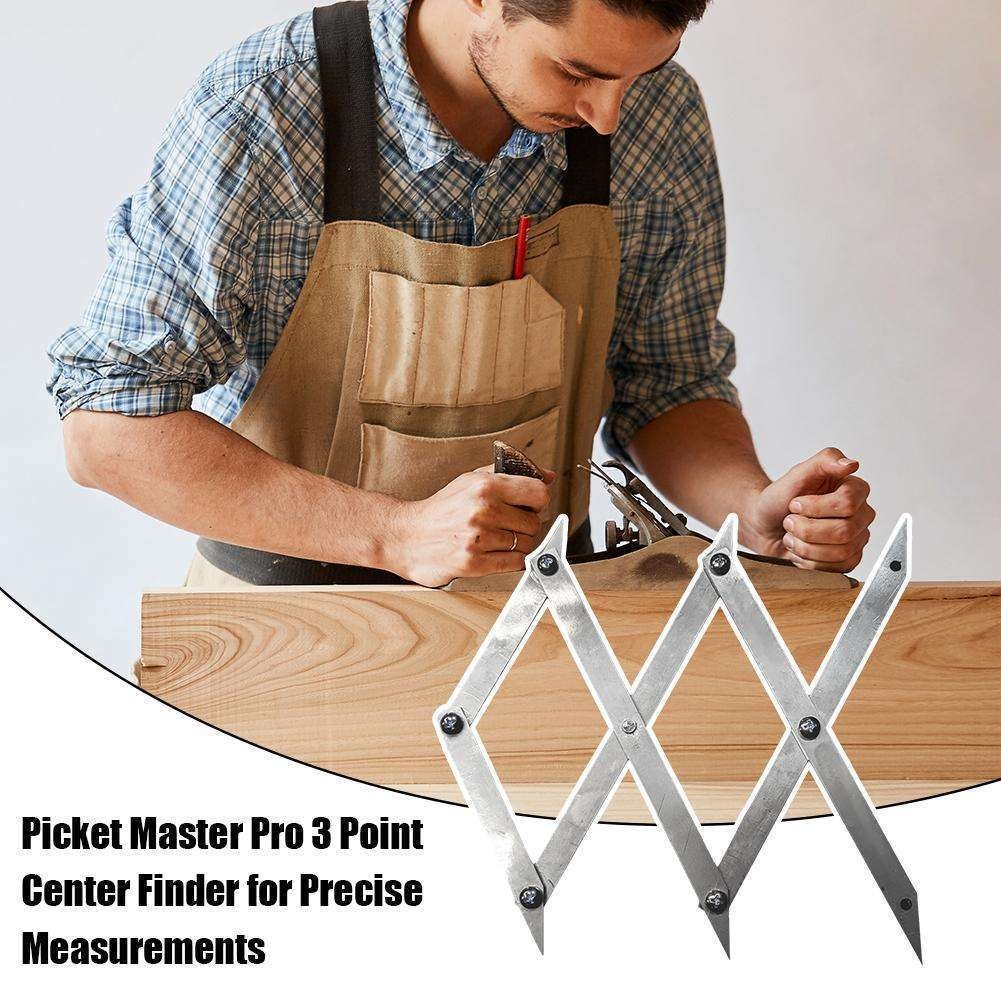 Picket Master Pro 3/7 point center finder for precise measurements HOT 2025
