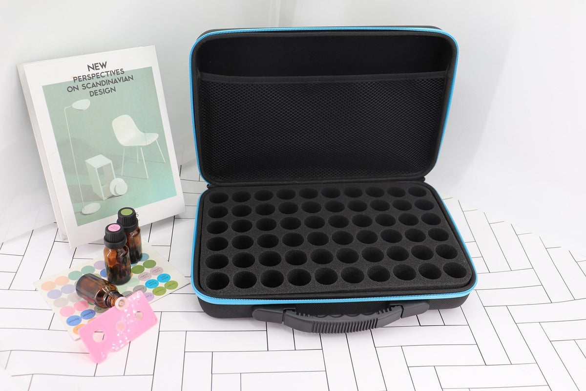 EVA Essential Oils Carrying Case Travel Holder for 60 Bottles 15ml Oil