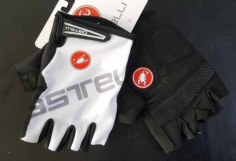 HALF FINGER CASTELLI ROSSO CORSA CLASSIC CYCLING BICYCLE GLOVES 5 Colours NEW
