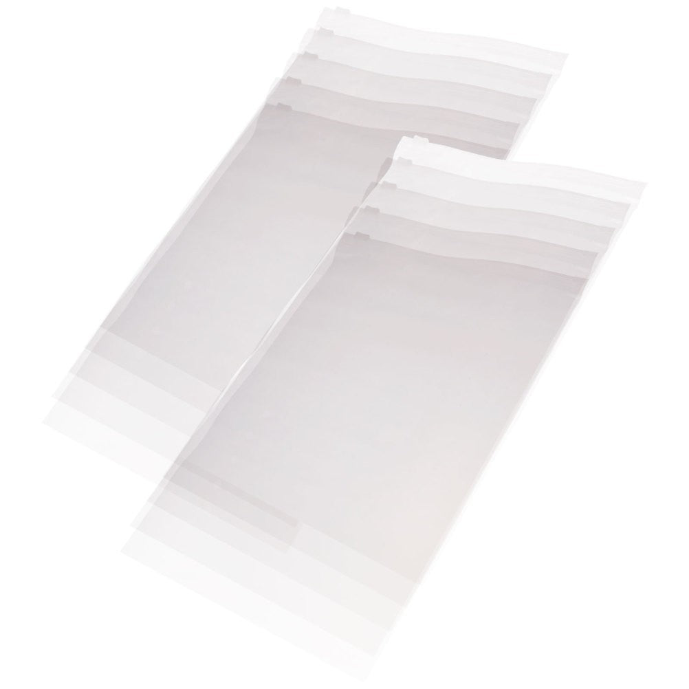 100 Pcs Zipper Bag Clear Storage Bags with Zips Clothing Clothes
