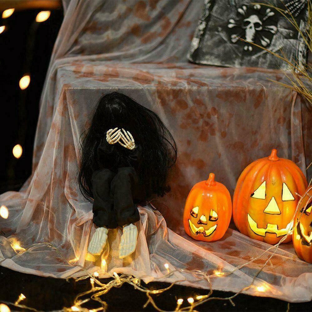 Halloween Animatronic Prop Animated Ghost Evil Decoration Movement Creep UK