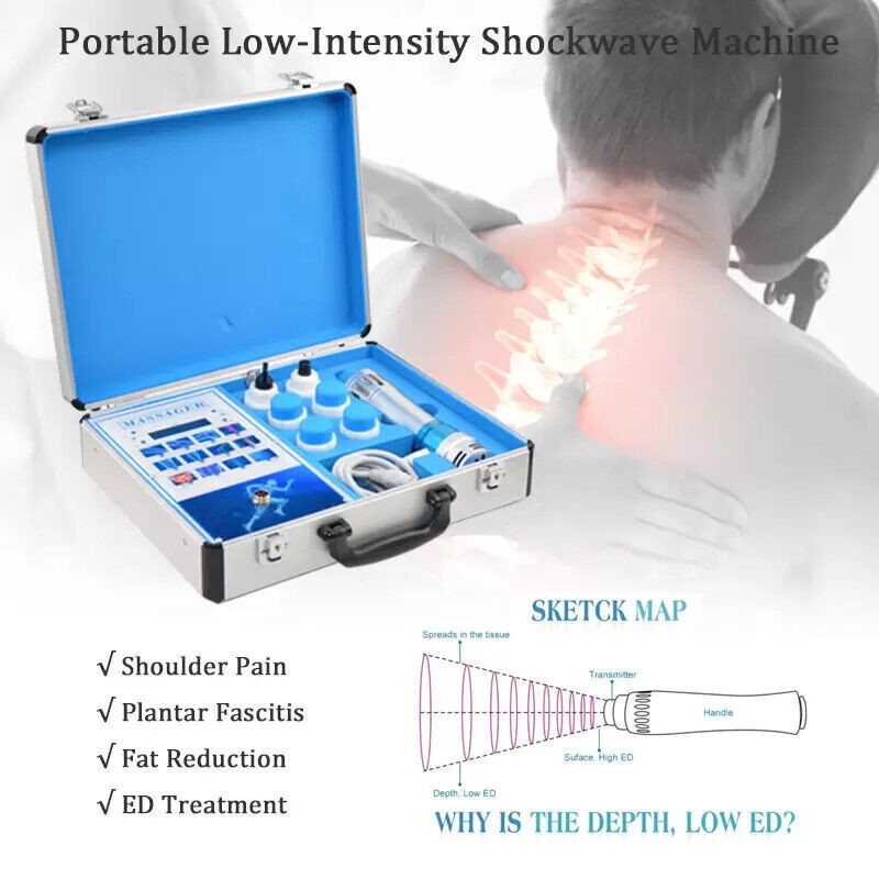 Touch Screen Shockwave Therapy Machine For Muscle Pain Removal & ED Treatment UK