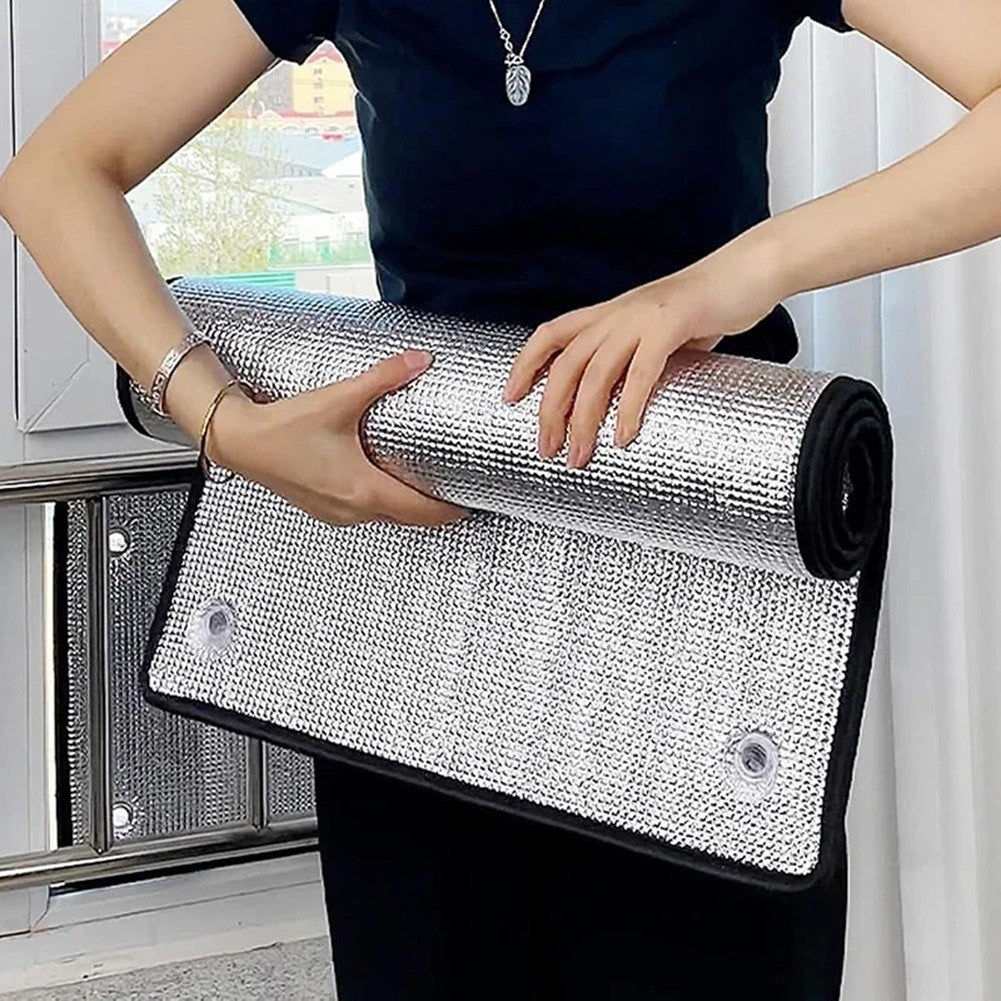 Heat Insulation Aluminum Foil Window Film with Suction Cup for Easy Installation