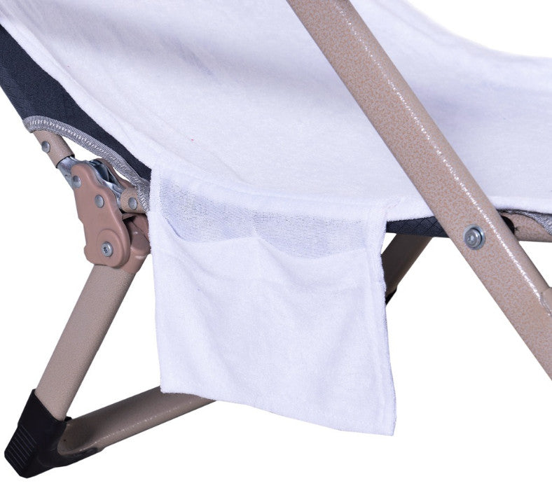 UK New 73*210cm Beach Lounge Chair Cover Garden Sun Bed Lounger Mate Beach Towel
